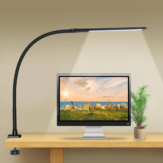 Adjustable Clamp LED Desk Lamp With 3 Modes
