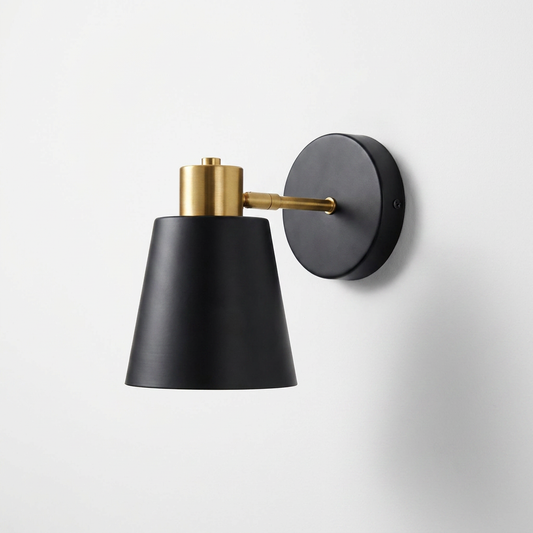Adjustable Cone Shade Wall Lamp