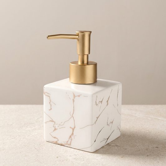 Ceramic Marble Pattern Soap Dispenser