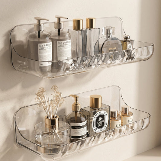 Chic No-Drill Bathroom Shelf