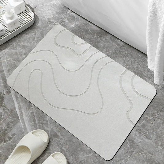Diatomaceous Earth Absorbent Bath Mat