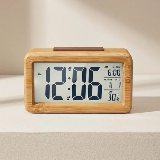 Digital Alarm Clock With LED Display