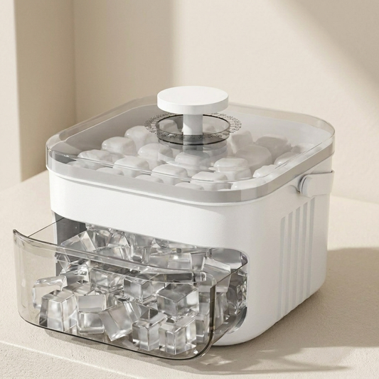 Double Layer Ice Cube Tray With Press Release