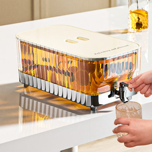 Elegant Beverage Dispenser With Lever Handles