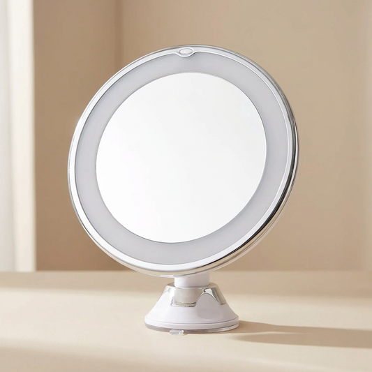 LED Lighted Makeup Mirror With 10x Magnification