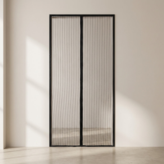 Magnetic Mesh Screen Door Hands Free