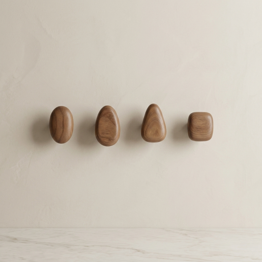 Scandinavian Wall Hooks Pebble Shape