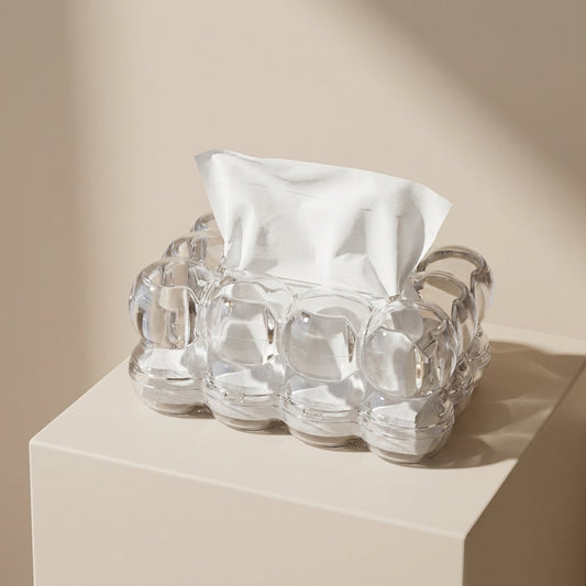 Sculptural Bubble Design Tissue Box Cover