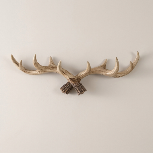 Wall Mounted Antler Design Coat Rack
