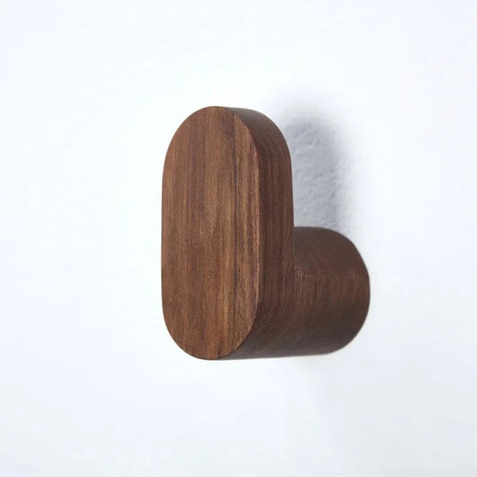 Wooden L-Shaped Coat Hooks