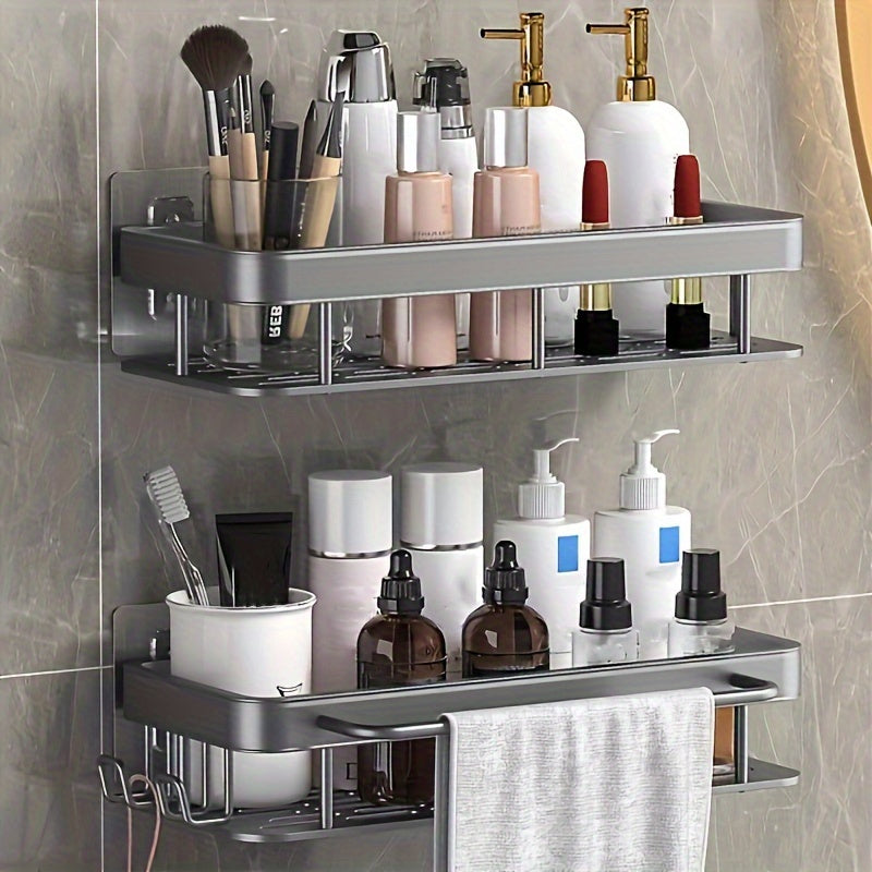 Adhesive Two Tier Bathroom Rack