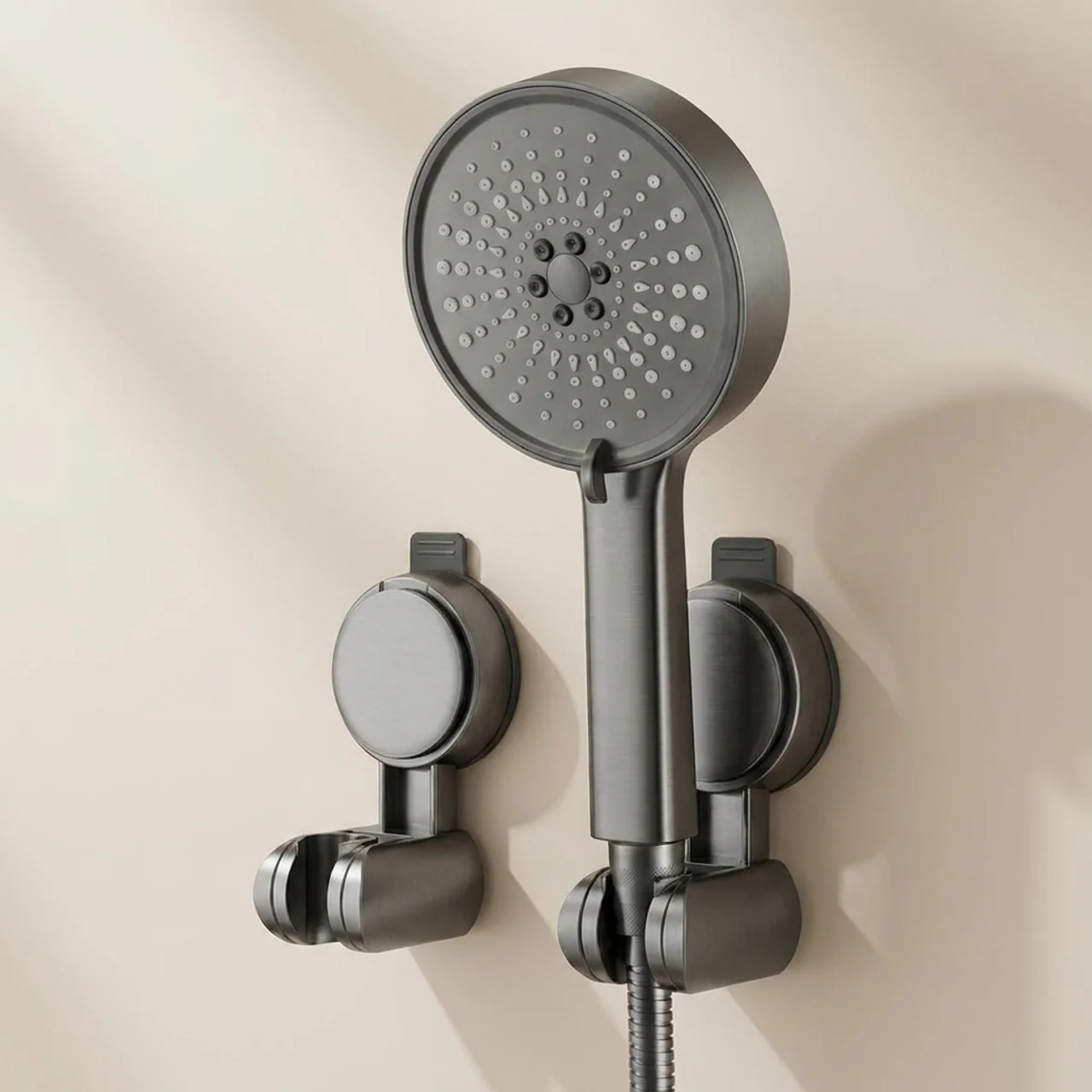 Adjustable Shower Head Holder With Suction Cup