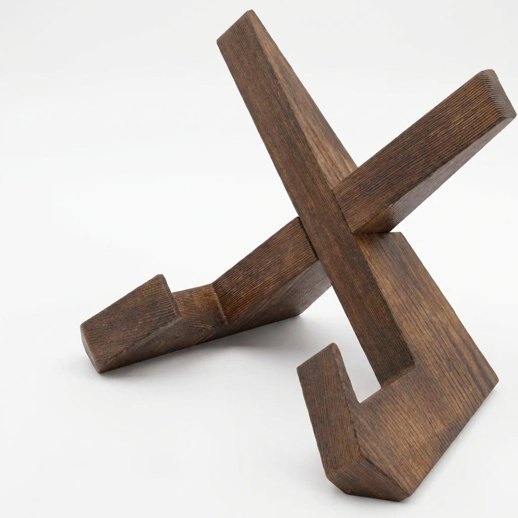 Adjustable Wood Cookbook Stand