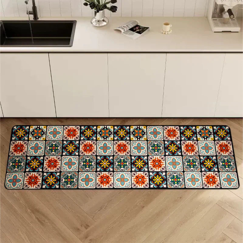 Anti-Slip Kitchen Rug With Cushioning