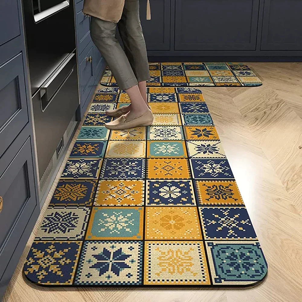Anti-Slip Kitchen Rug With Cushioning