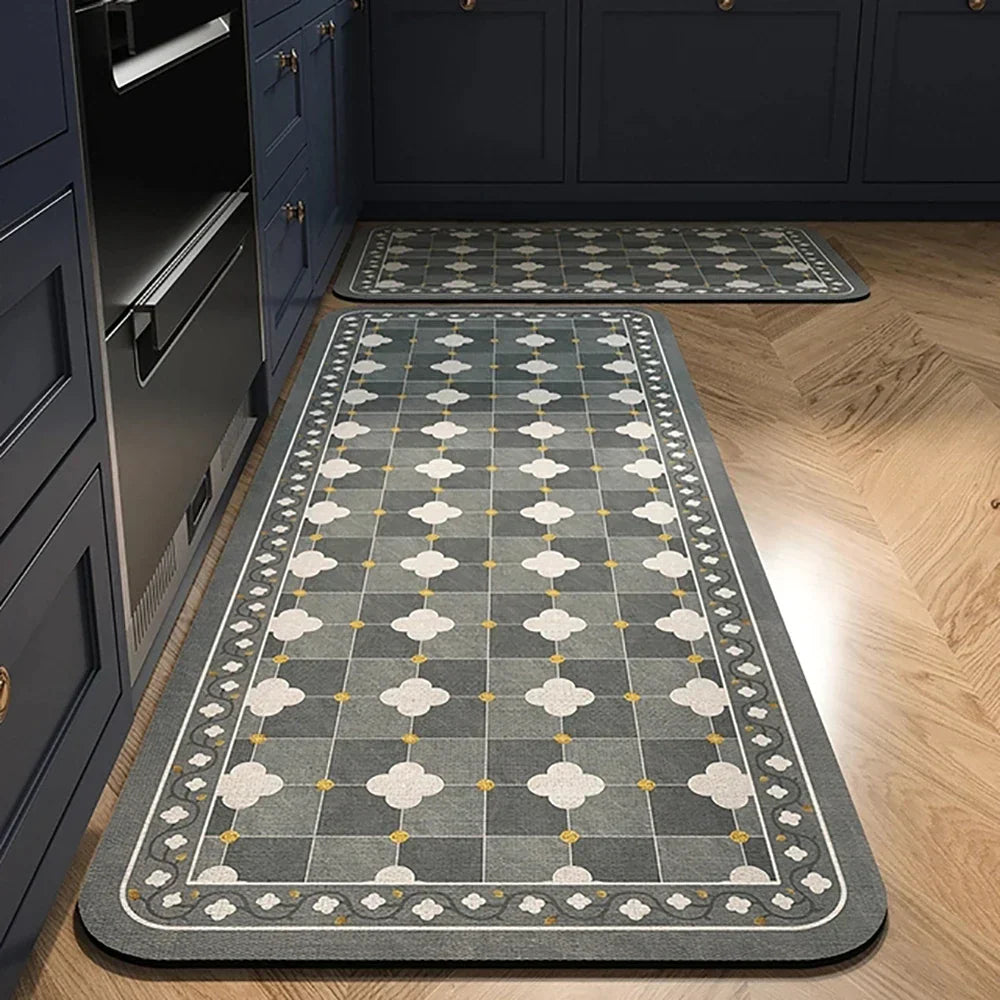 Anti-Slip Kitchen Rug With Cushioning