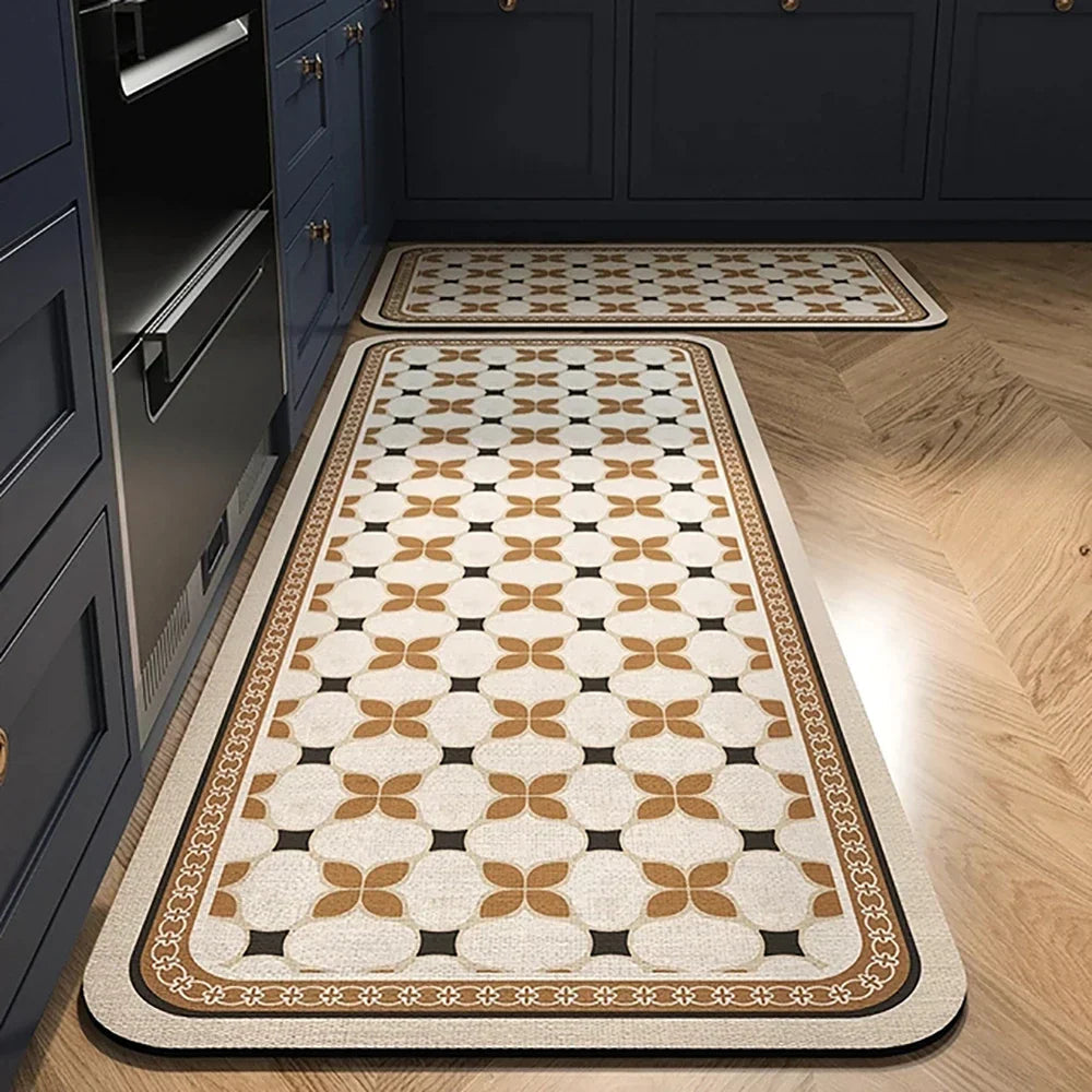 Anti-Slip Kitchen Rug With Cushioning