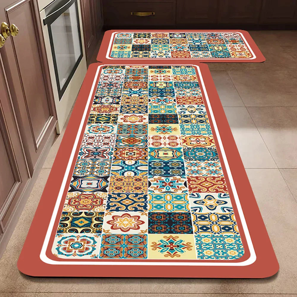Anti-Slip Kitchen Rug With Cushioning