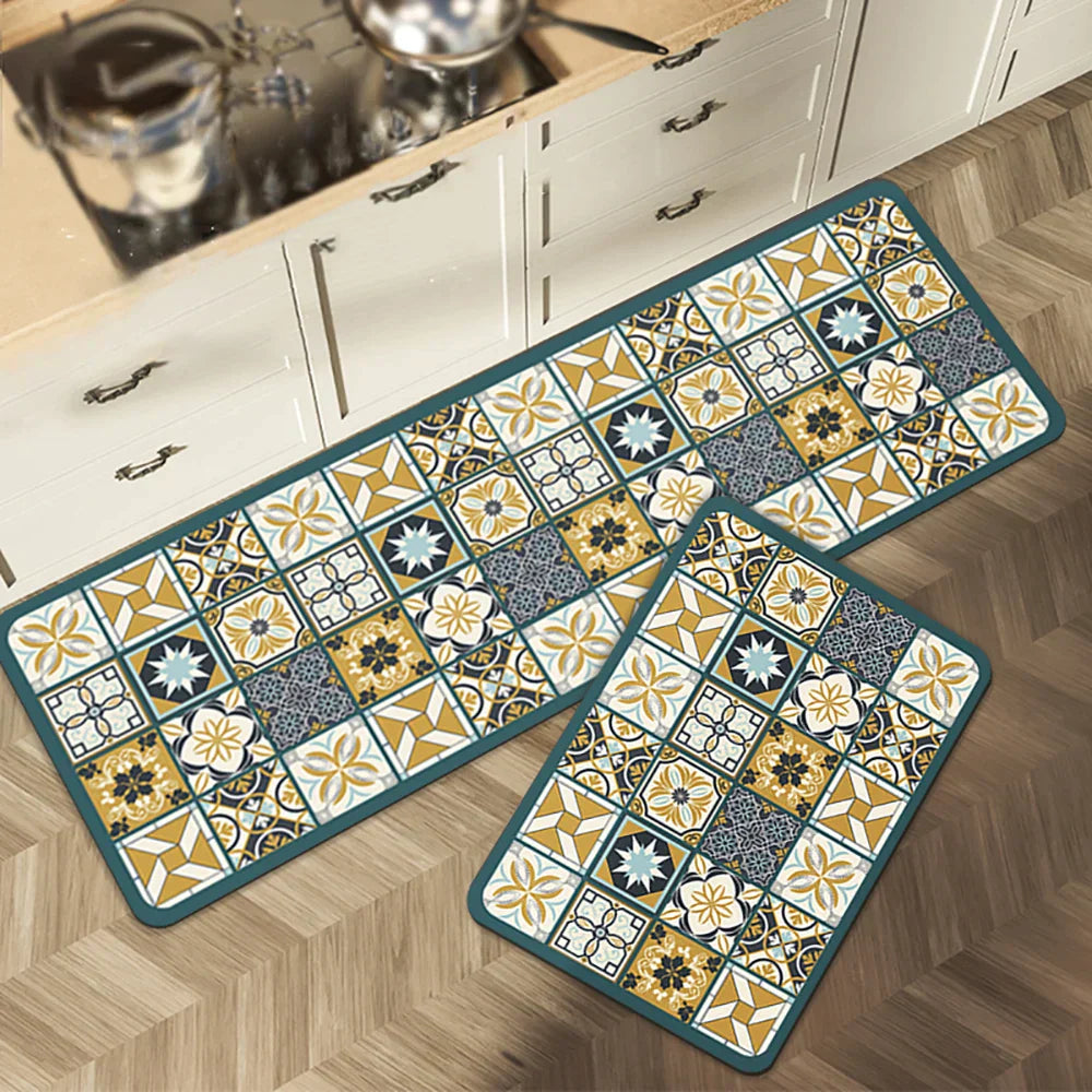 Anti-Slip Kitchen Rug With Cushioning