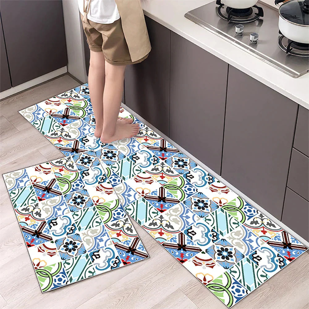 Anti-Slip Kitchen Rug With Cushioning