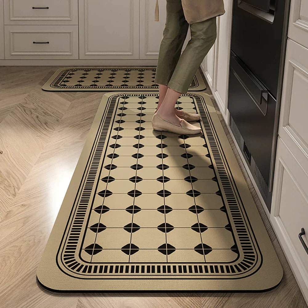 Anti-Slip Kitchen Rug With Cushioning