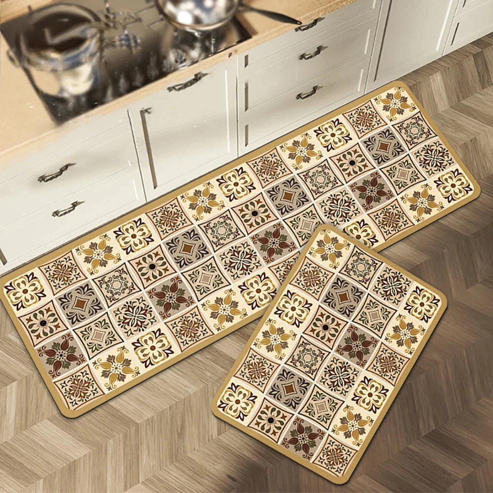 Anti-Slip Kitchen Rug With Cushioning
