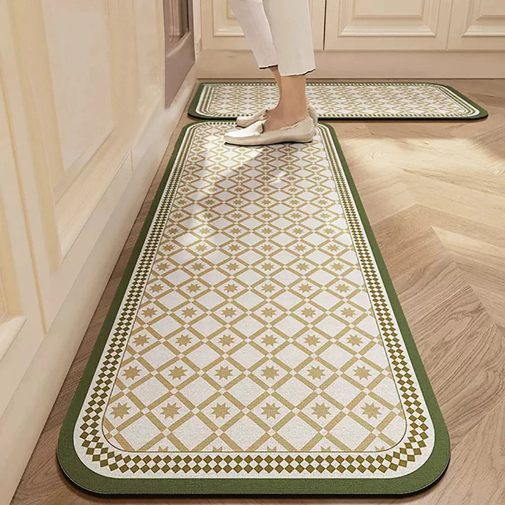 Anti-Slip Kitchen Rug With Cushioning
