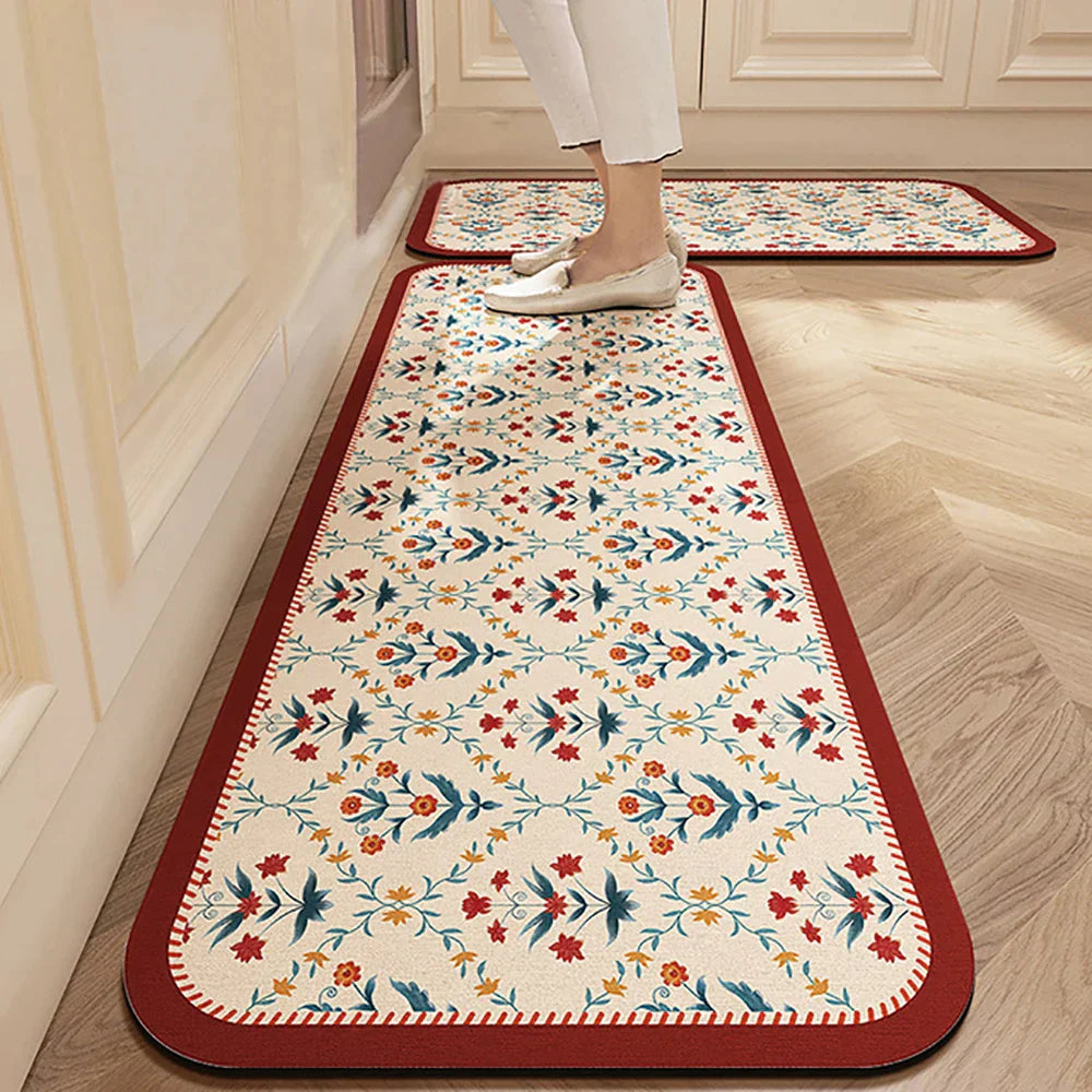 Anti-Slip Kitchen Rug With Cushioning