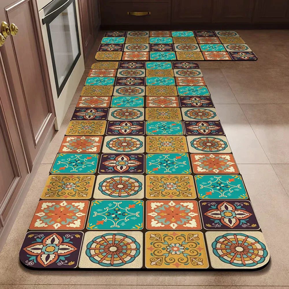Anti-Slip Kitchen Rug With Cushioning