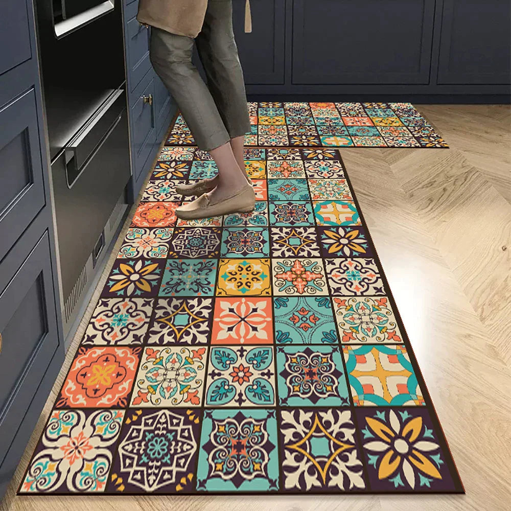 Anti-Slip Kitchen Rug With Cushioning