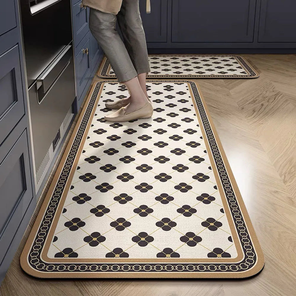 Anti-Slip Kitchen Rug With Cushioning