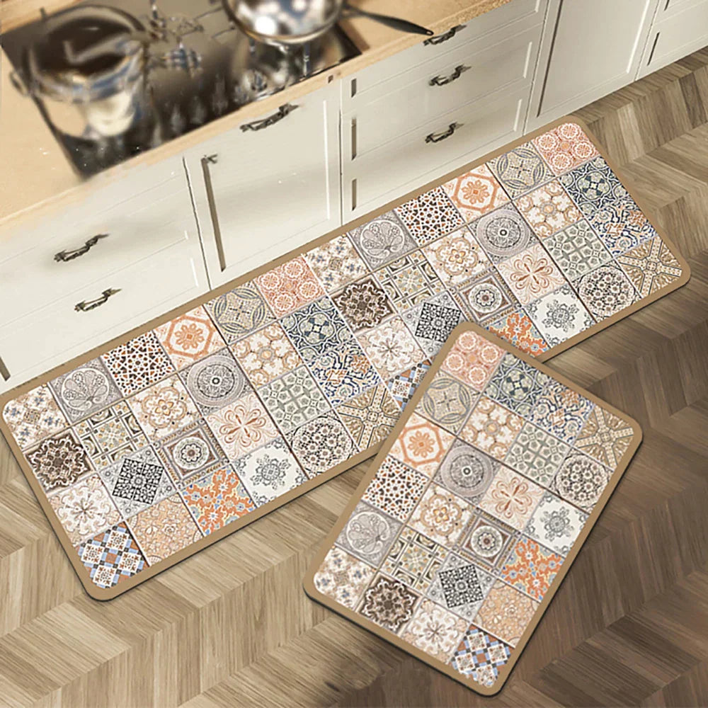 Anti-Slip Kitchen Rug With Cushioning