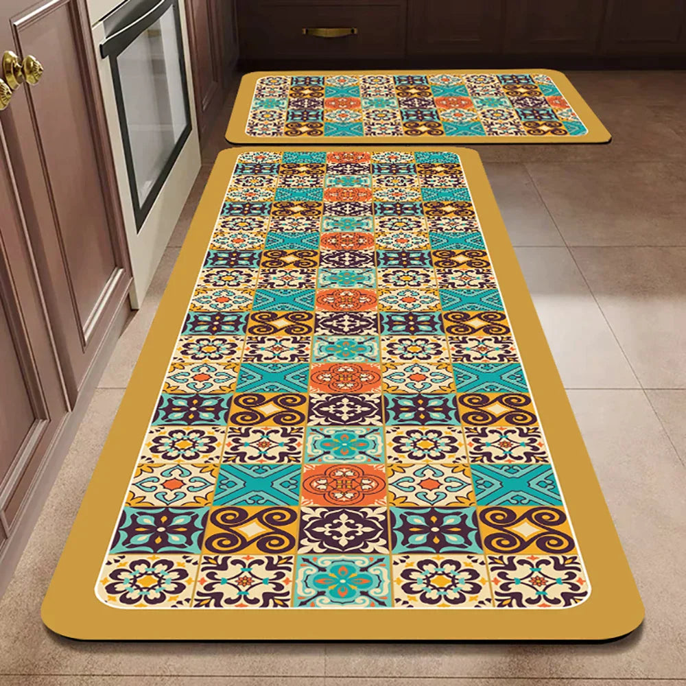 Anti-Slip Kitchen Rug With Cushioning