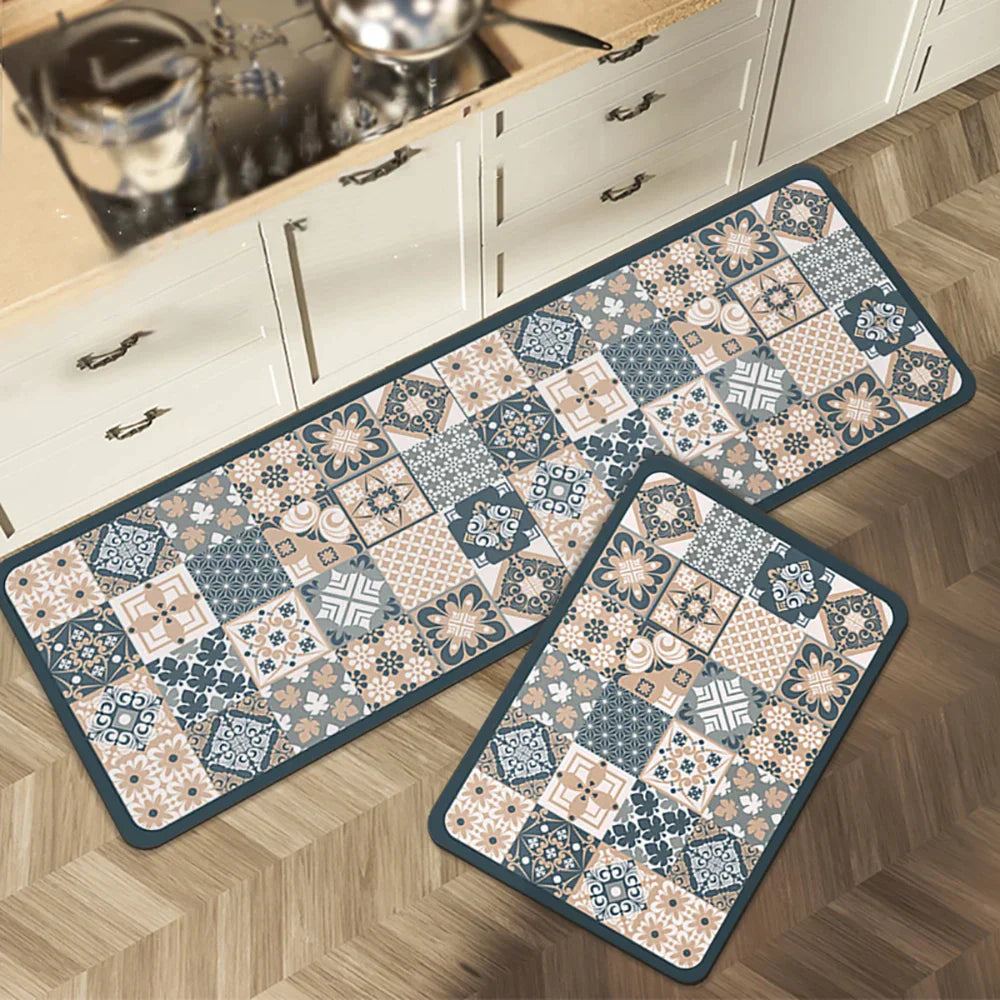 Anti-Slip Kitchen Rug With Cushioning
