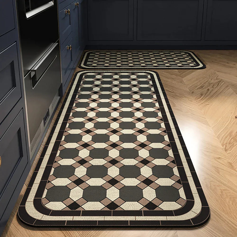 Anti-Slip Kitchen Rug With Cushioning