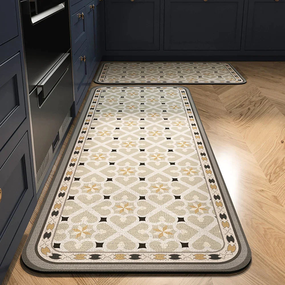 Anti-Slip Kitchen Rug With Cushioning