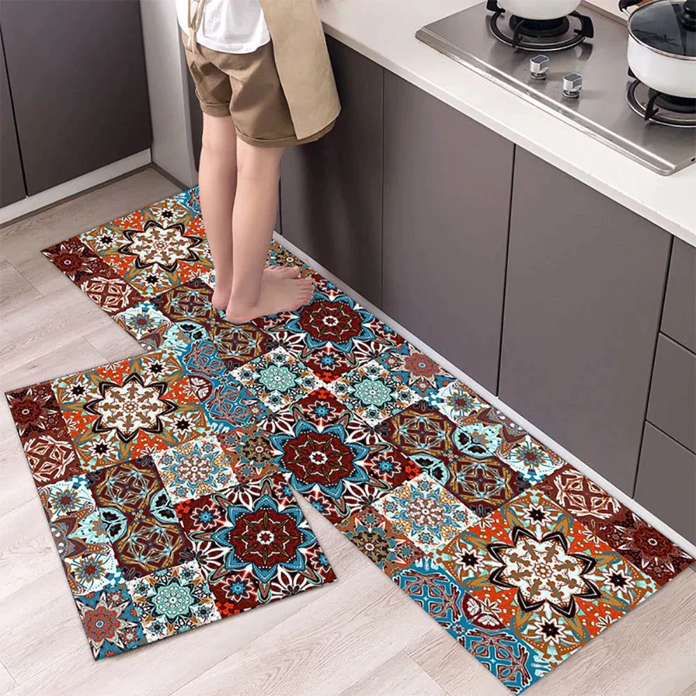 Anti-Slip Kitchen Rug With Cushioning
