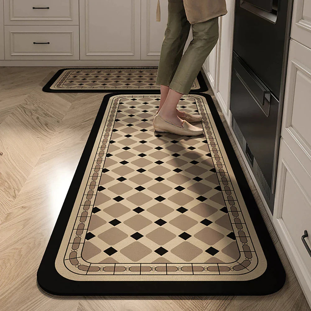 Anti-Slip Kitchen Rug With Cushioning