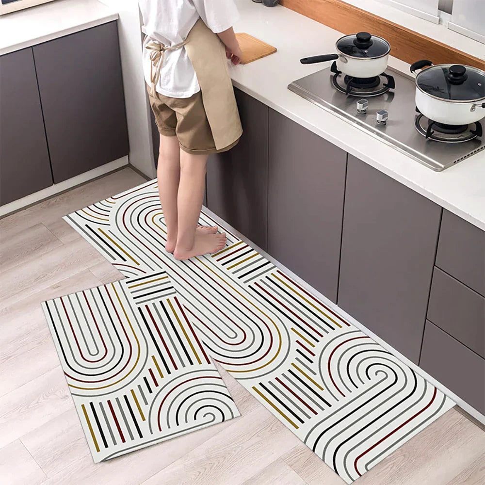 Anti-Slip Kitchen Rug With Cushioning
