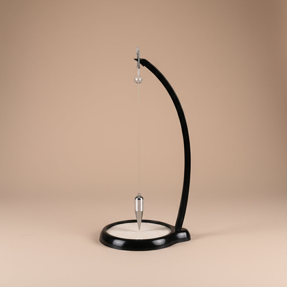 Arched Frame Sand Pendulum Desk Sculpture