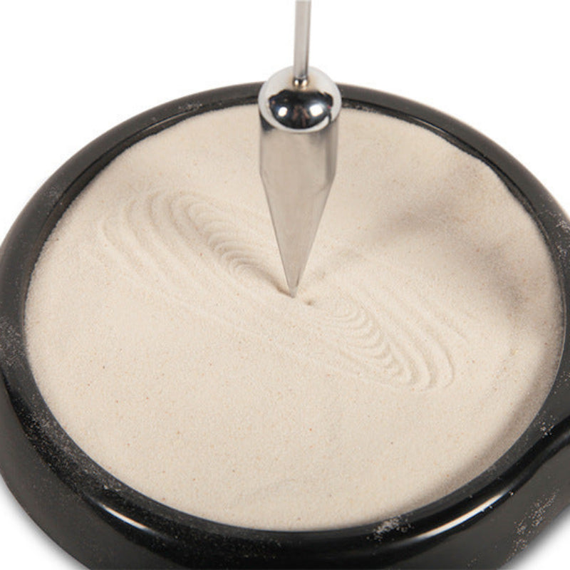 Arched Frame Sand Pendulum Desk Sculpture