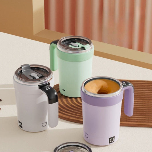Automatic Mixing Mug With Temperature Control