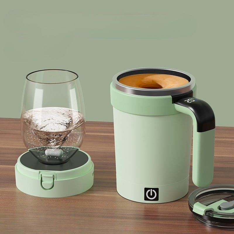 Automatic Mixing Mug With Temperature Control