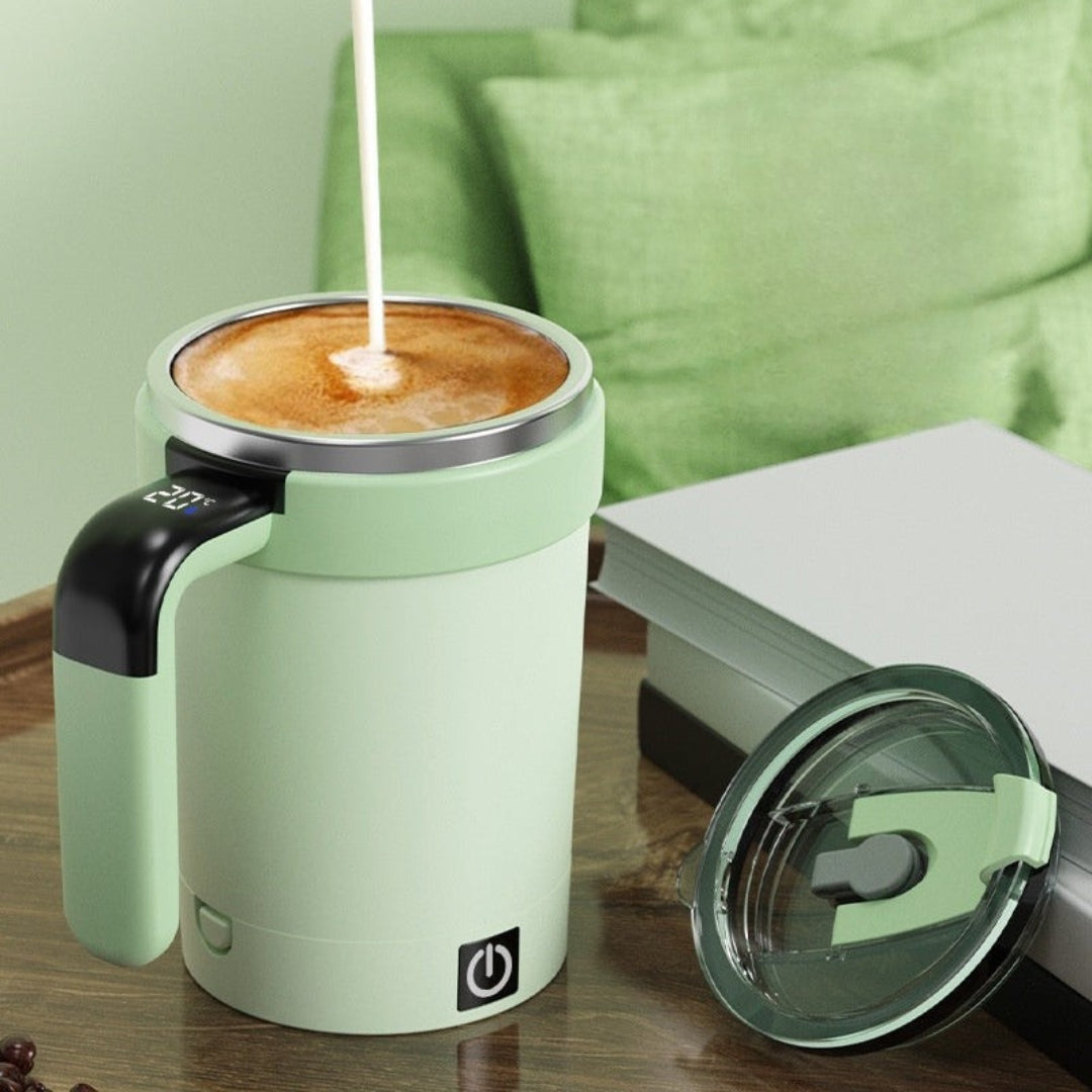 Automatic Mixing Mug With Temperature Control