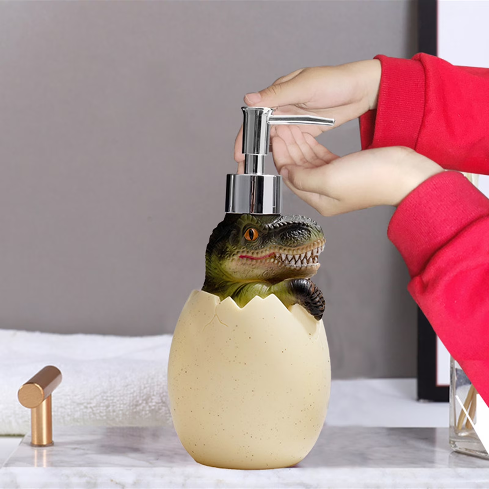 Baby Dinosaur Soap Dispenser Refillable