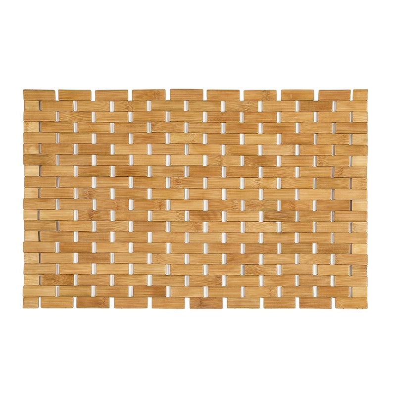 Bamboo Slatted Bath Mat Foldable