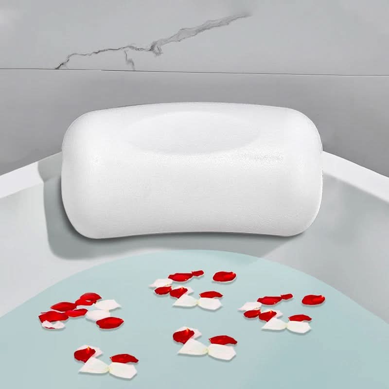 Bath Pillow With Non Slip Suction Cups