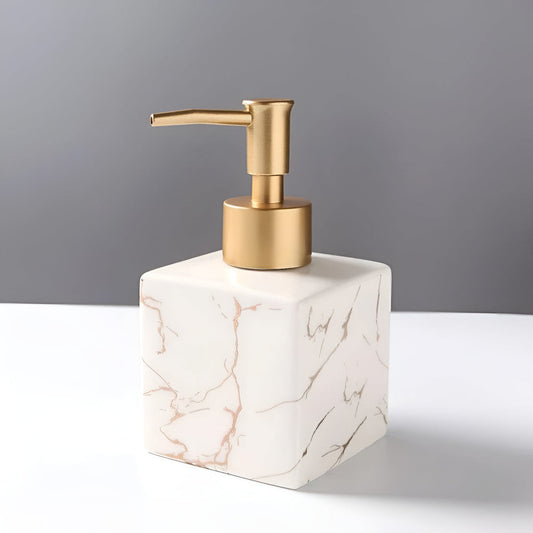Ceramic Marble Pattern Soap Dispenser