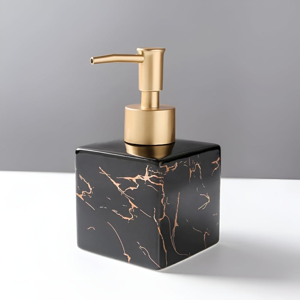 Ceramic Marble Pattern Soap Dispenser