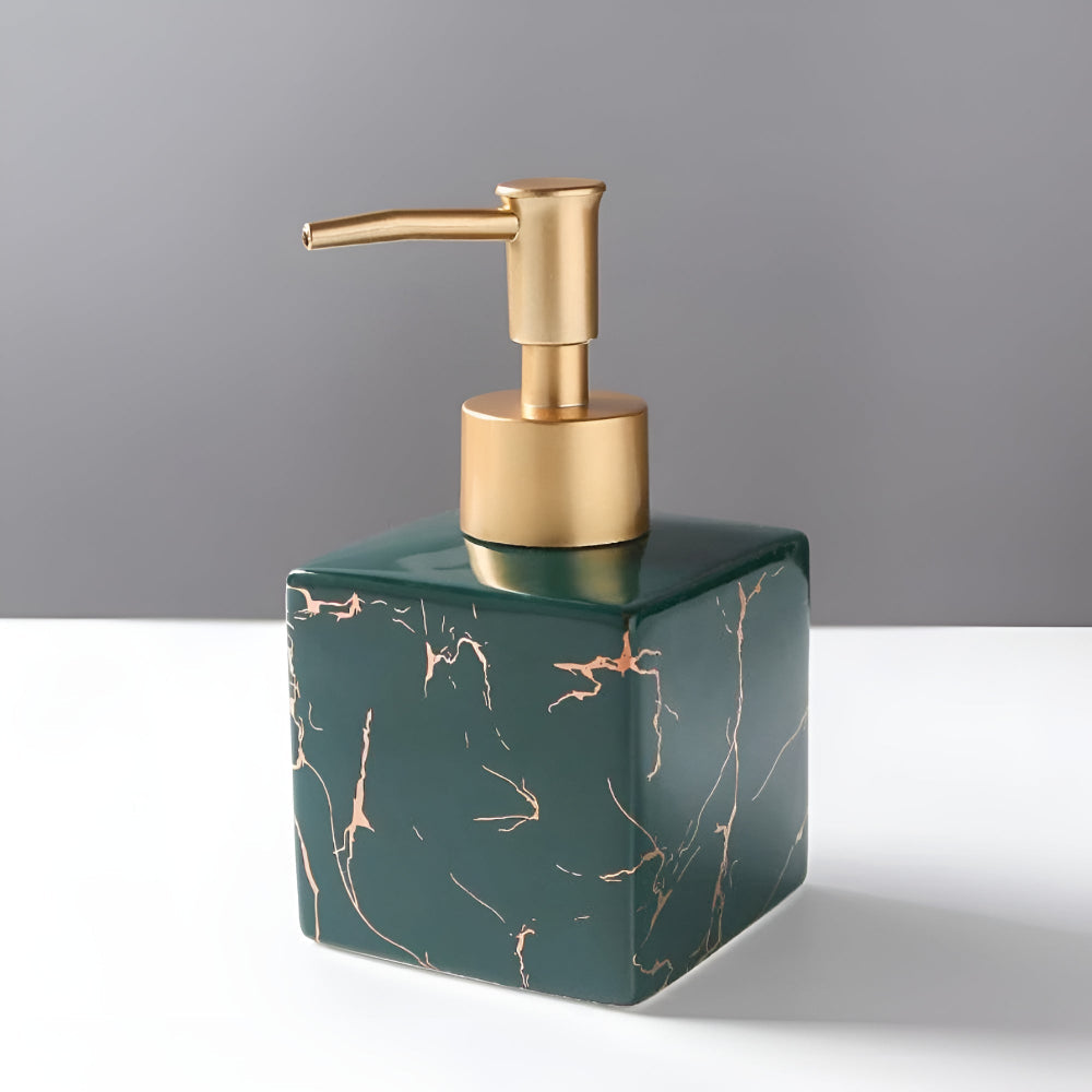 Ceramic Marble Pattern Soap Dispenser